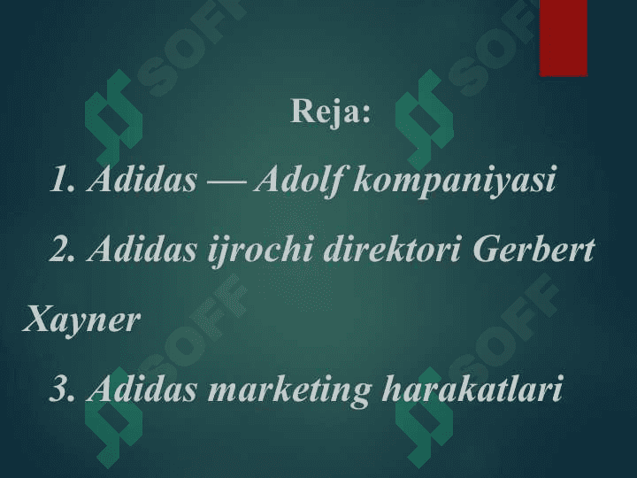 ADIDAS brendi haqida 2