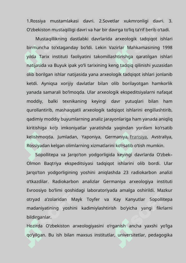 Arxeologik tadqiqotlar tarixshunosligi 3