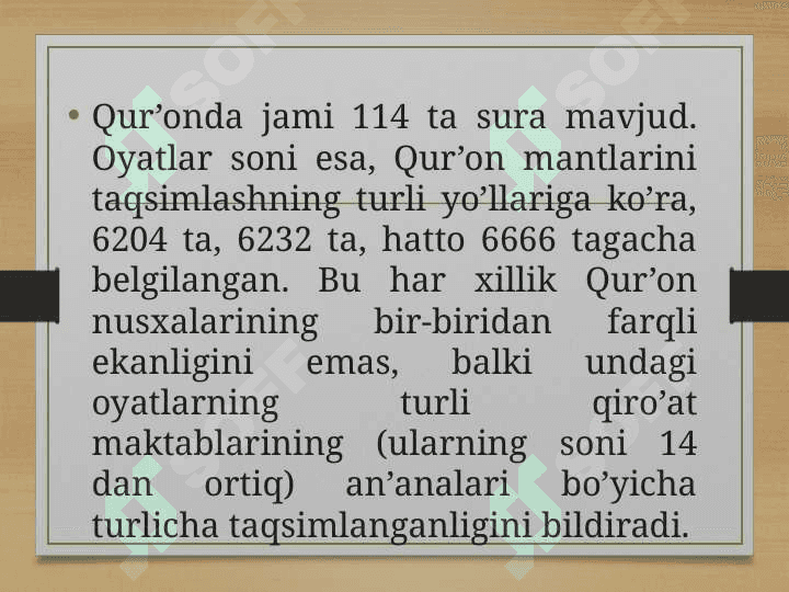 Qur`oni karim 5
