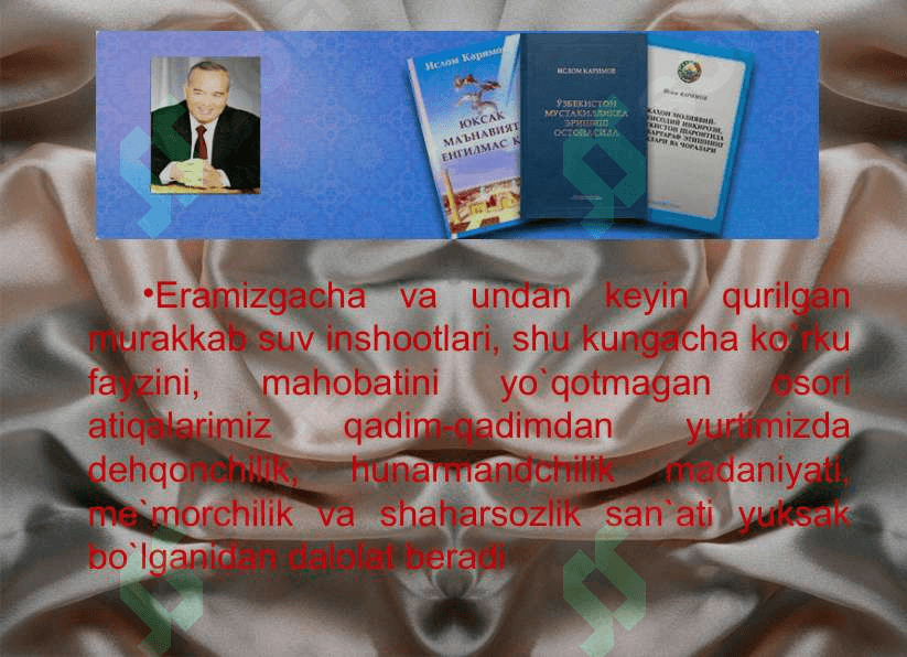 TARIXIY XOTIRASIZ KELAJAK YO`Q 6