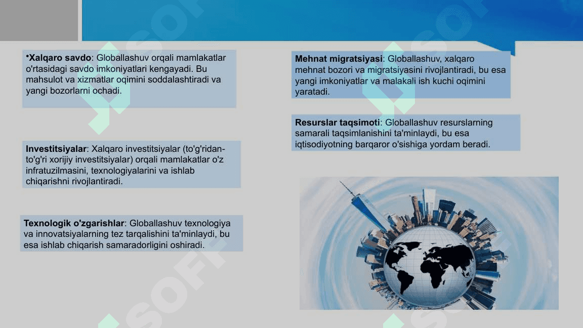 Globallashuv sharoitida mamlakatning milliy raqobatbardoshligini oshirish yo'llari 3