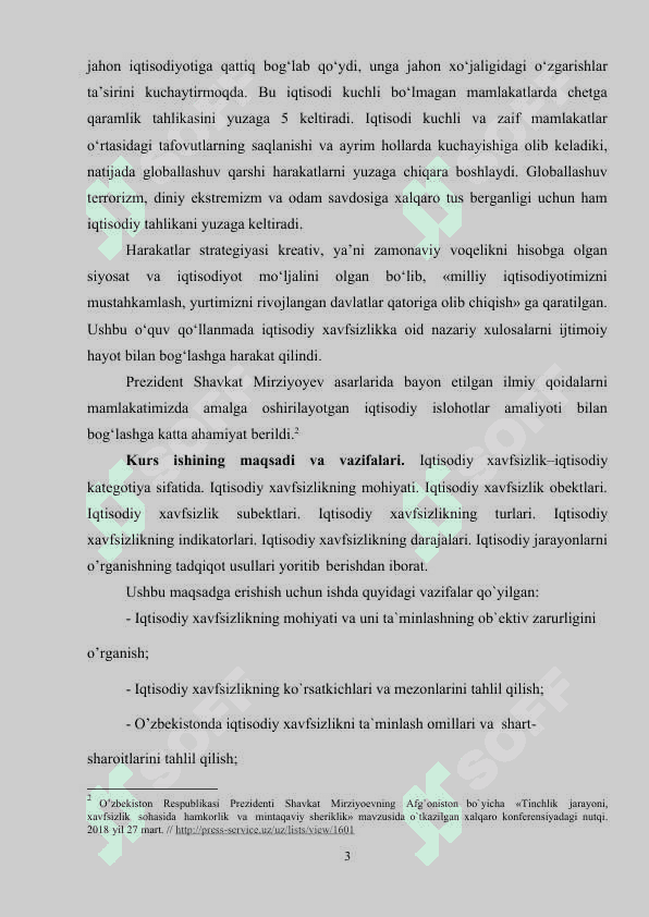 IQTISODIY XAVFSIZLIK VA UNING TURLARI 3