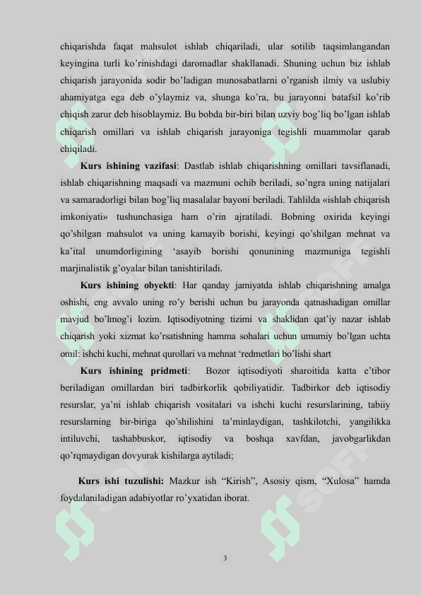ISHLAB CHIQARISH IMKONIYATLARI VA ULARDAN SAMARALI FOYDALANISH 3