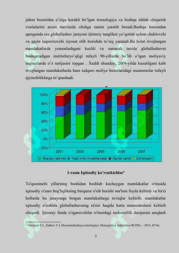 Jahon iqtisodiyotining globallashuvi afzalliklari 5