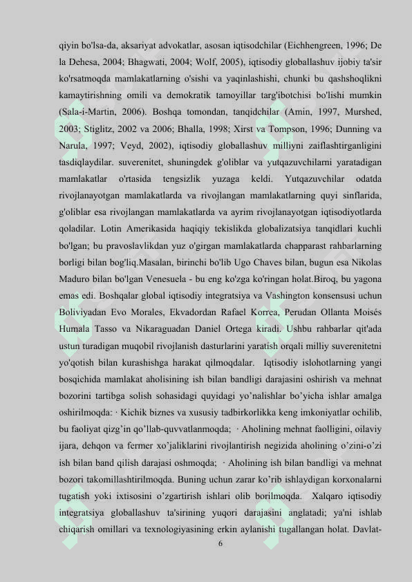 Jahon iqtisodiyotining globallashuvi afzalliklari 6