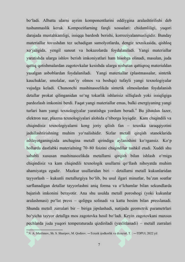 Yangi davrda fan va texnika taraqqiyotining umumiy xuusiyatlari. 7