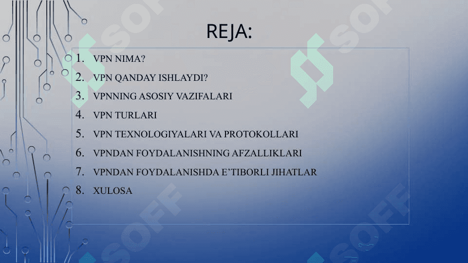 VPN qanday ishlaydi va u qanday turlarga bo‘linadi 2