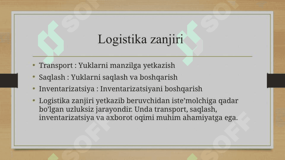 Transport logistikasi 4
