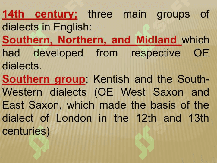 Middle English 5