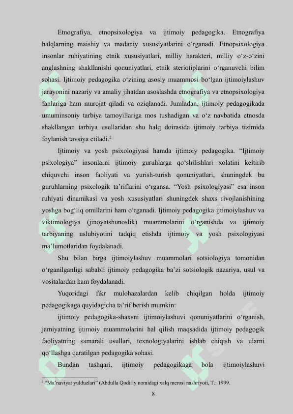 OILADA OLIB BORILADIGAN IJTIMOIY PEDAGAGIK FAOLIYAT 8