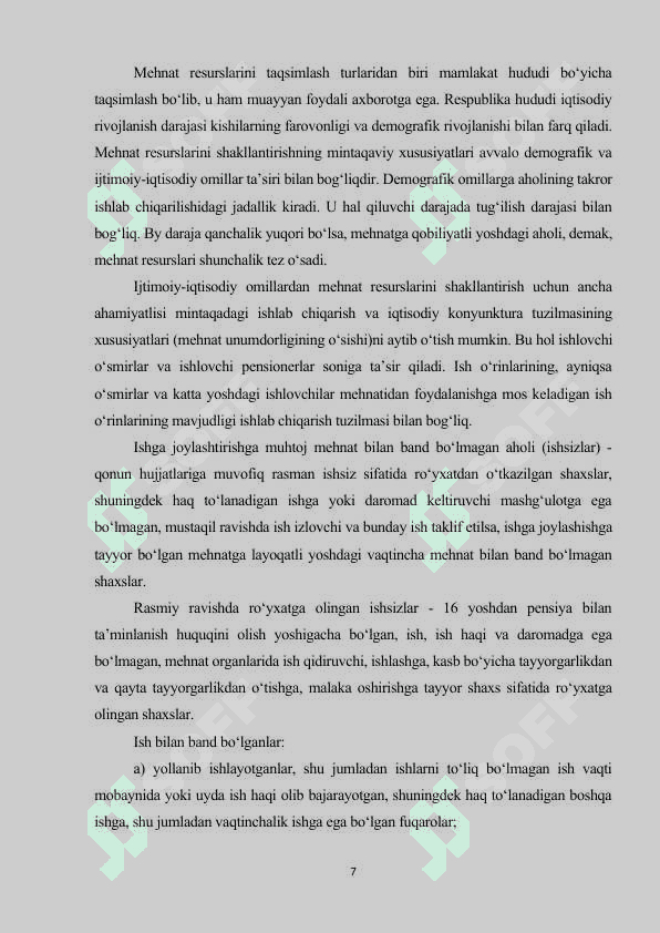 Firmalarda mehnat resurslaridan foydalanish samaradorligini oshirish yo’llari 7