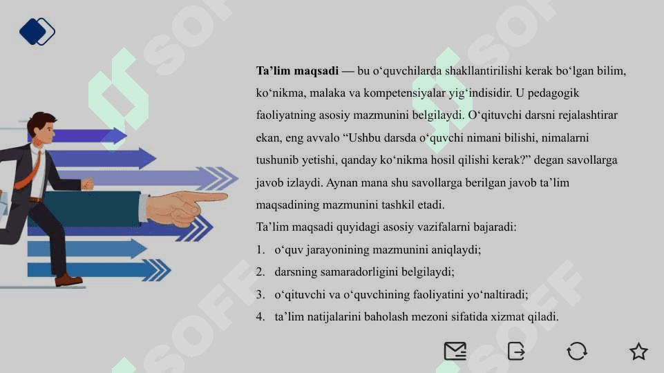 Ta'lim maqsadlari 8