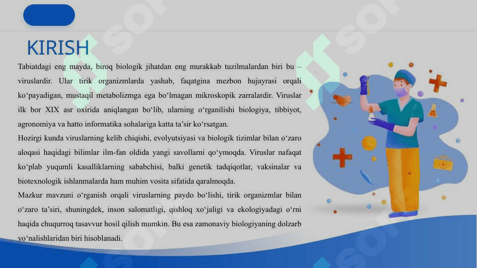 Viruslarning kelib chiqishi va ularning axamiyati 3