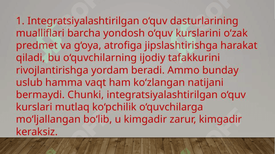 Jahon mamlakatlari ta`lim tizimining integratsiyalashuvi 3
