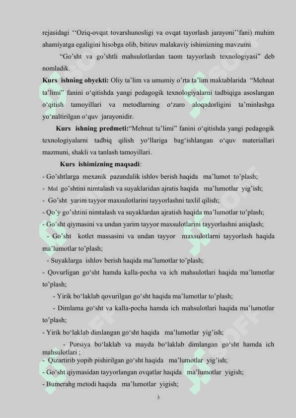 SUTKADA 7 TONNA MOL GÓSHTI TAYYORLASH TEXNOLOGIYASINI TASHKIL ETISH. 3