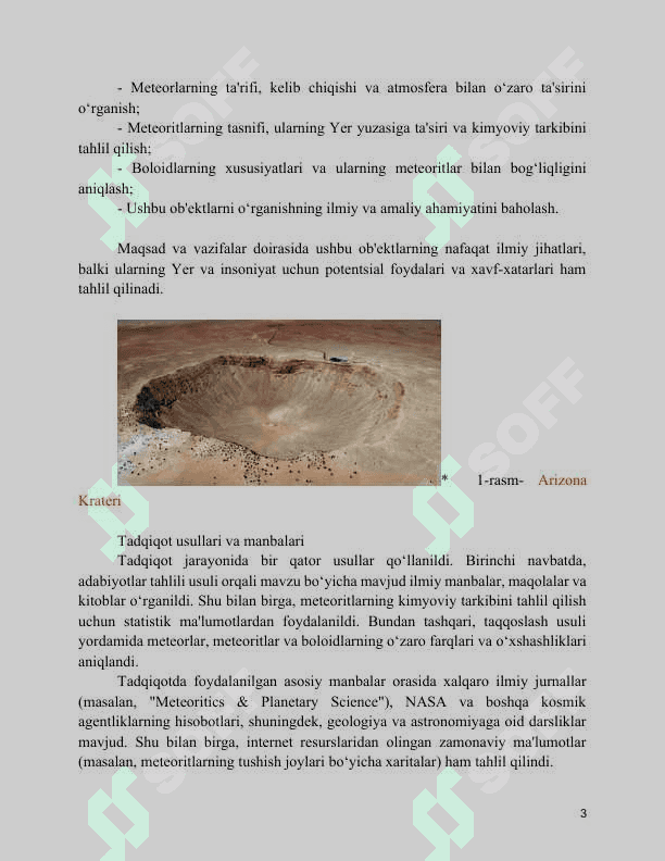 «Meteor,meteorit va bolidlar 4