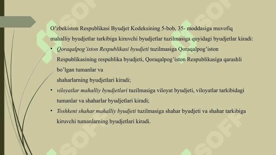Davlat byudjeti tizimi va byudjet tuzilmasi 4