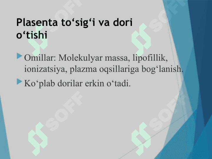 Dori vositalarning homilaga ta`siri 4