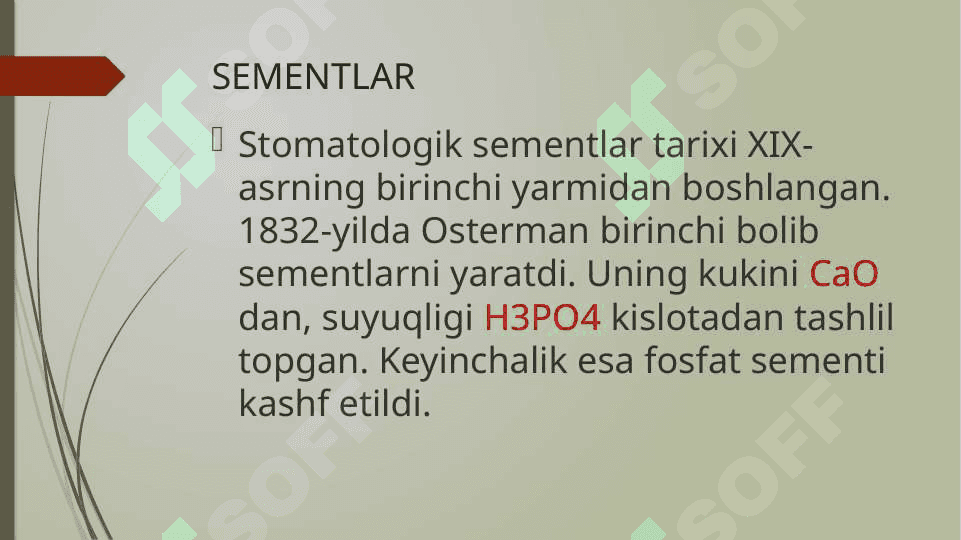 Fosfat kislota asosli sementlar 2