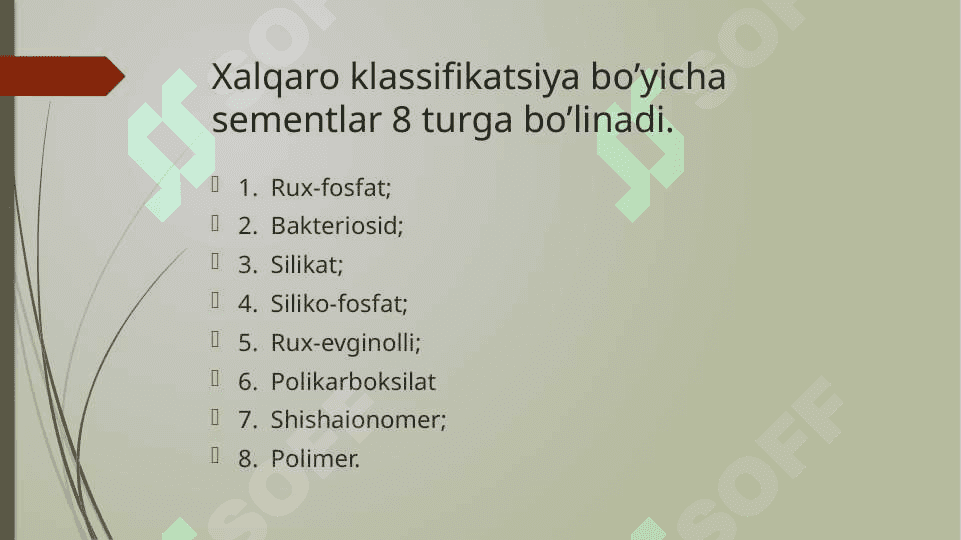 Fosfat kislota asosli sementlar 3