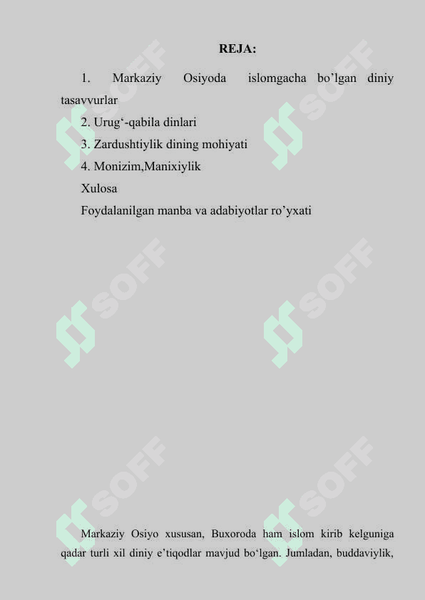 DINNING TARIXIY SHAKLLARI 2