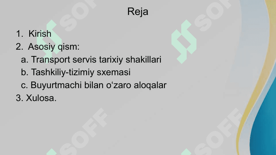 Transport servis 2