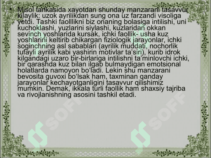 Faoliyat va uning turlari 3