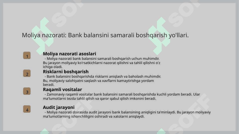 Bank balansi va buxgalteriya hisob varaqlar rejasi.pptx 8