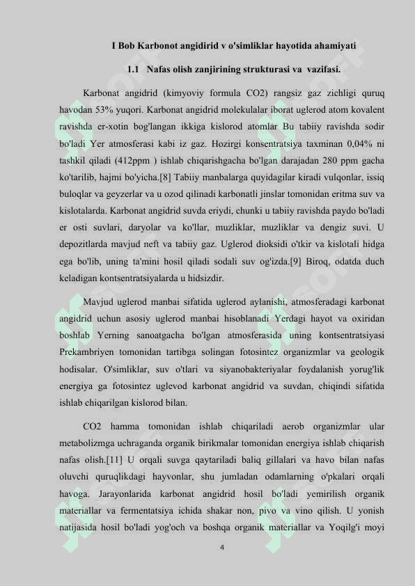 Karbonot angidirid va kislorodning o'simliklar hayotida ahamiyati 4
