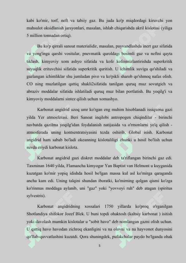Karbonot angidirid va kislorodning o'simliklar hayotida ahamiyati 5