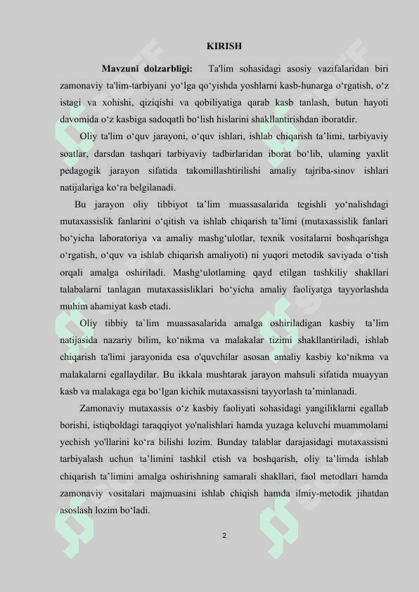 KASBIY TA'LIM JARAYONIDA PEDAGOGIK INNAVATSIYALAR 2