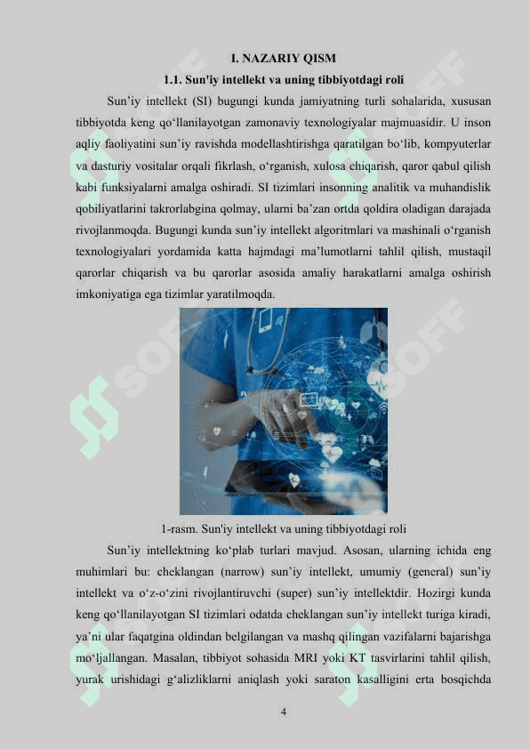 Sun’iy intellekt dasturiy vositalari asosida bosh miya rak kasalligini aniqlash dasturini ishlab chiqish 4