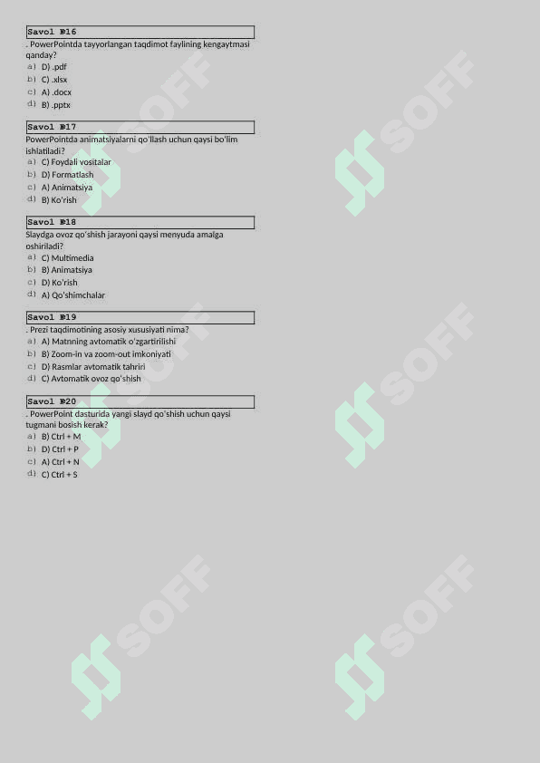 informatikadan test 6