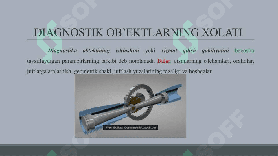 TEXNIK DIAGNOSTIKA USULLARINING HARAKTERISTIKASI 6