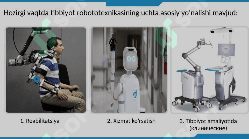 TIBBIYOTDA ROBOTОTEXNIKA TIZIMLARI 3