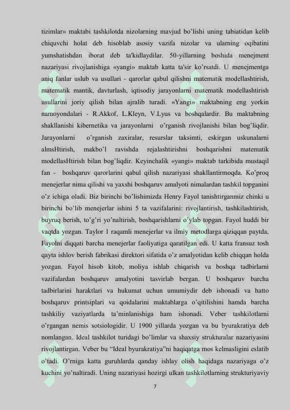 MENEJMENT KORXONANI BOSHQARISH SANʼATI SIFATIDA.2 7