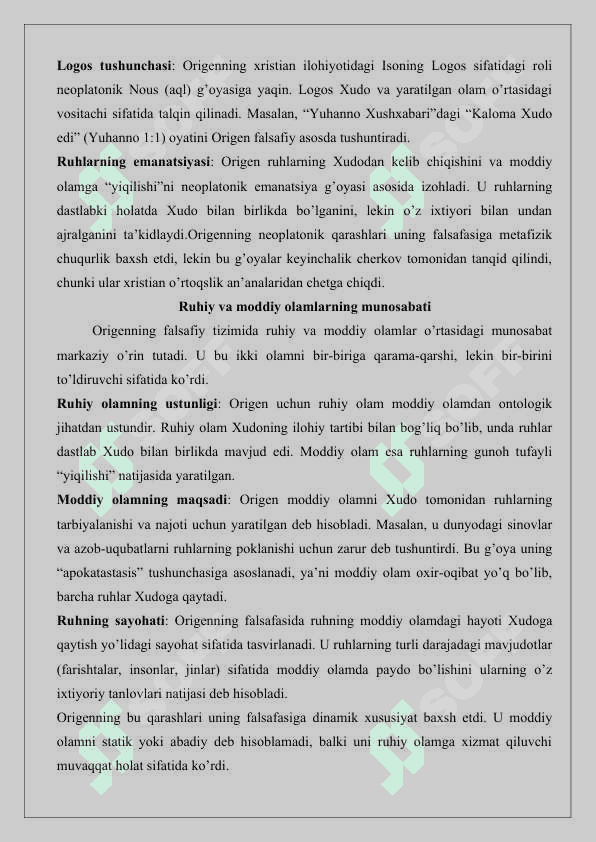 Origen haqida 25 5