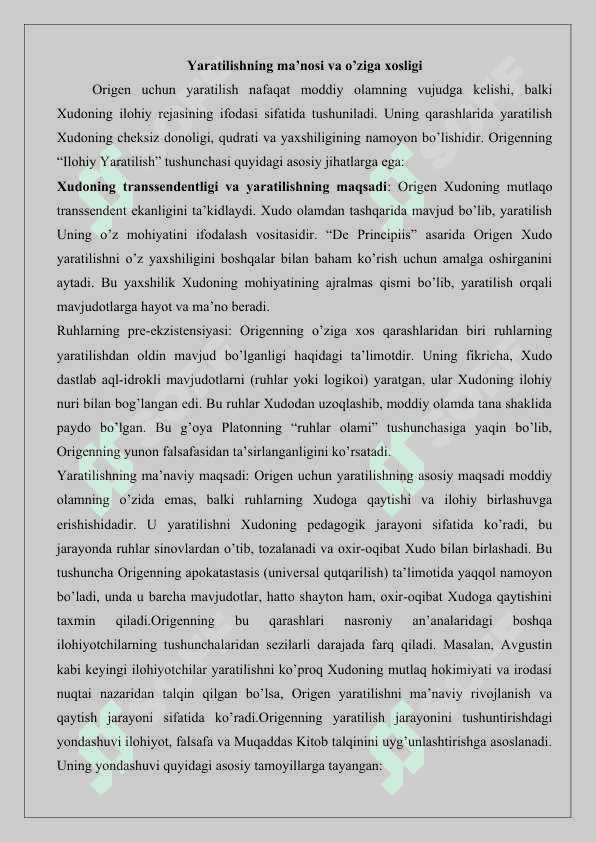 Origen haqida 25 7