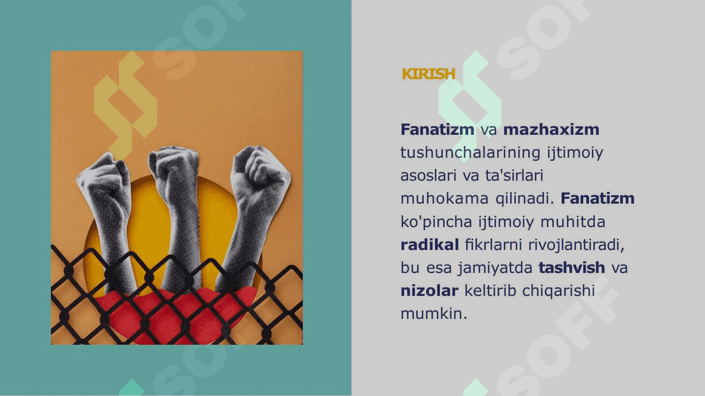 FANATIZIM VA MAZHAXIZIM 2
