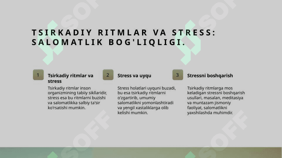 Hayot va sog'liq ritmlari 5