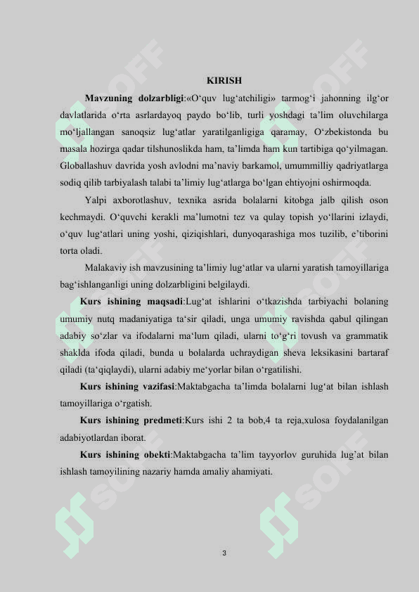 Lugʻat bilan ishlash tamoyillari 2