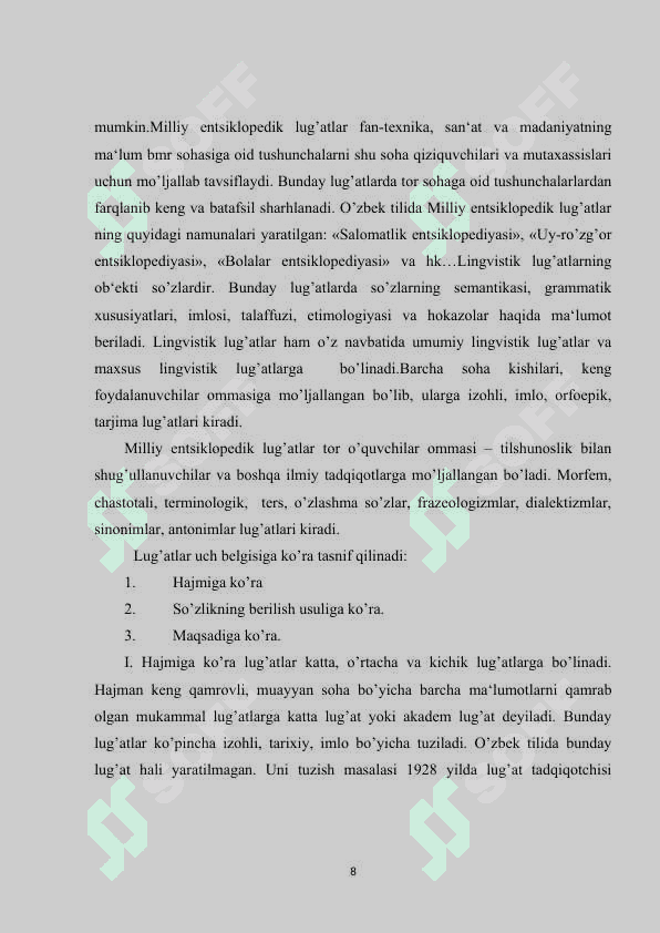 Lugʻat bilan ishlash tamoyillari 7