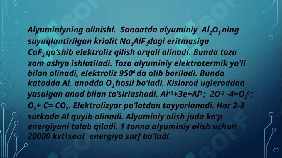 Aluminiy galley va indiy Birikmalari va xossalari 4