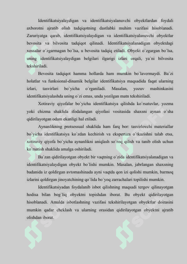 Kriminalistik identifikatsiya 8