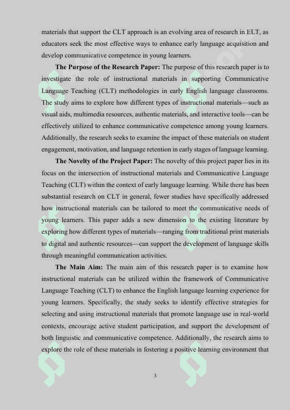 The role off Instructional Materials Communicative Language Teaching in English Language Teaching at an Early Age 3