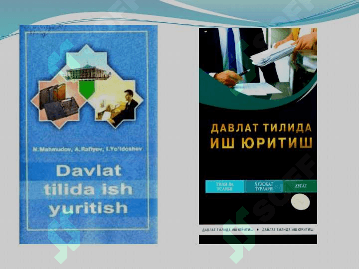Davlat tilida ish yuritish fanining maqsad va vazifalari.Hujjatchilik tarixi 5