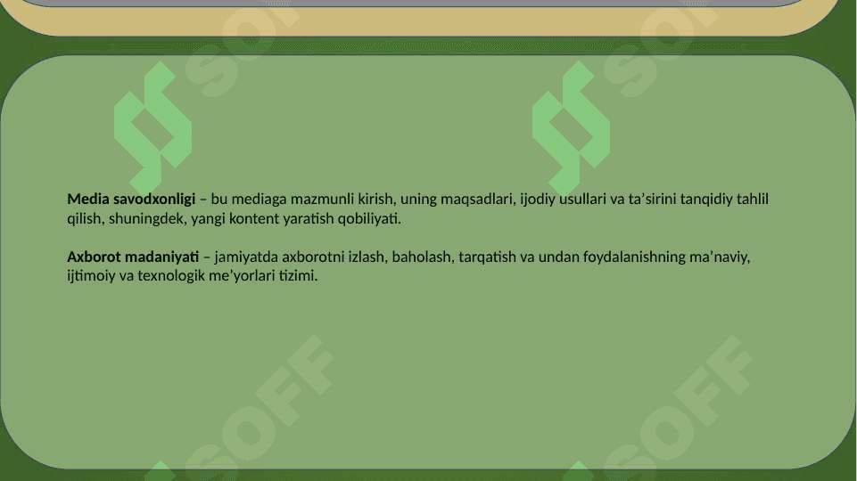 Mediasavodxonlik va axborot madaniyati fanining tarixiy evolutsiyasi 4