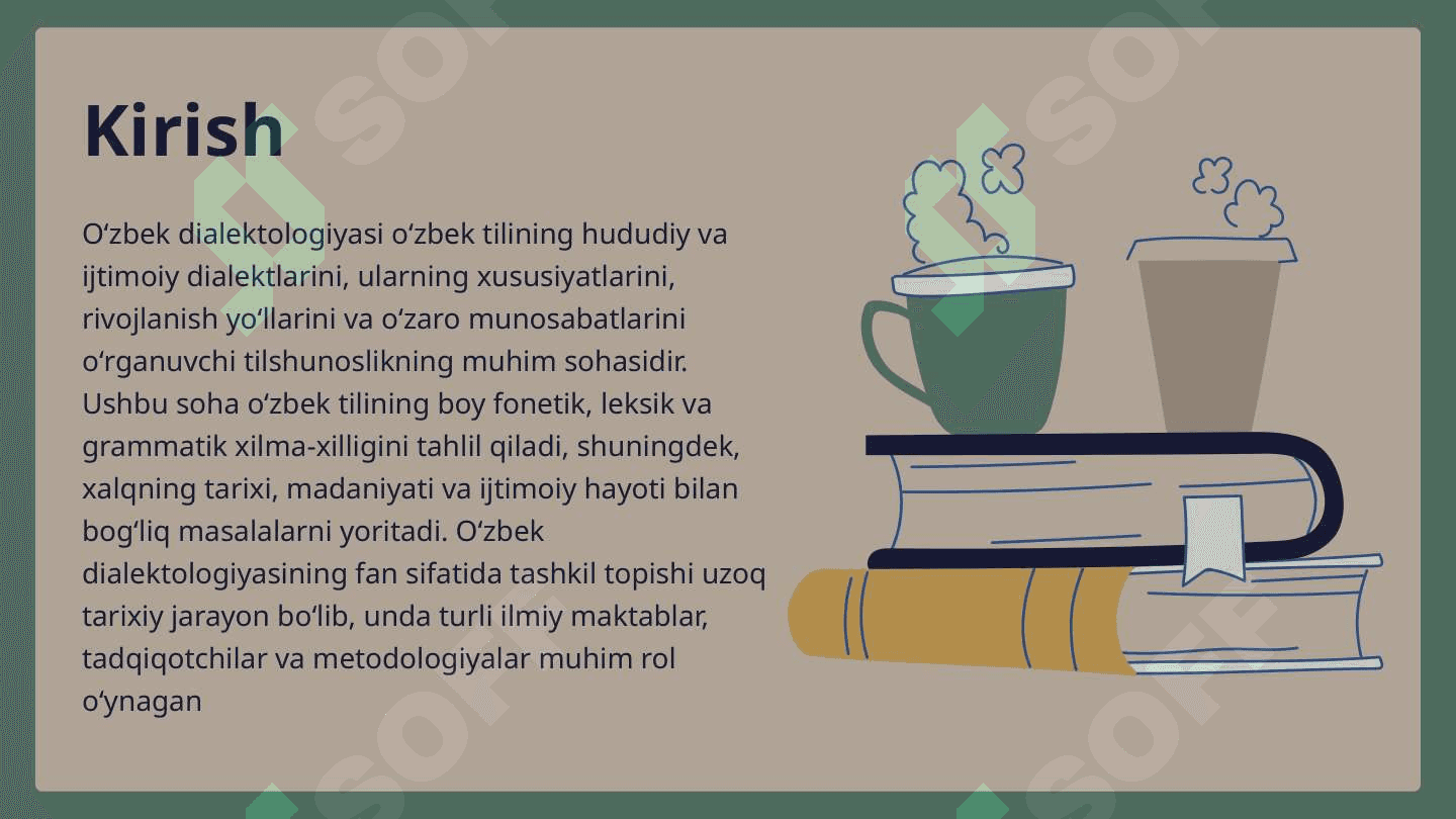 Oʻzbek dialektologiyasining fan sifatida tashkil topishi 2