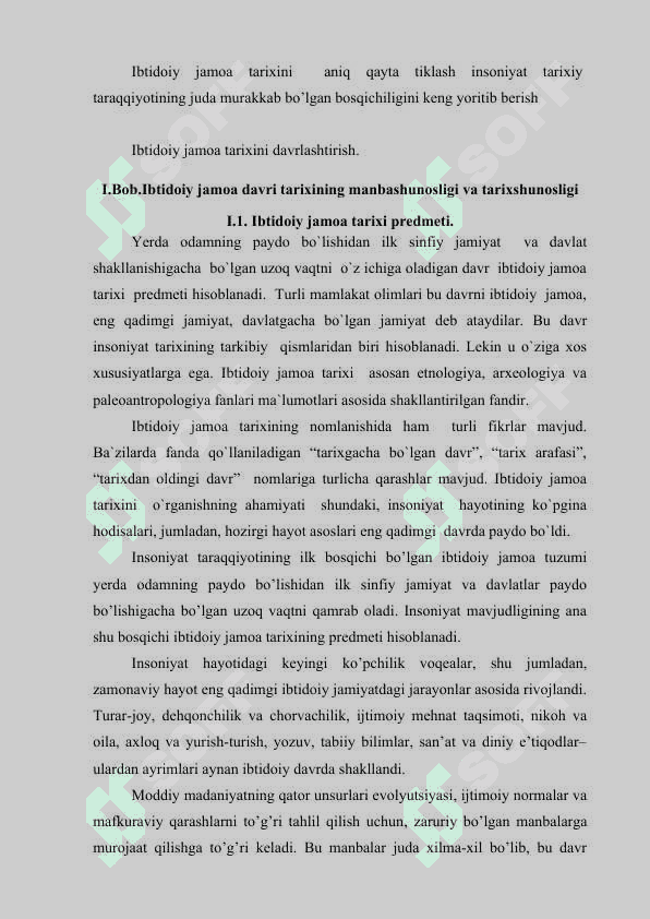 IBTIDOIY JAMOA DAVRI TARIXINING MANBASHUNOSLIGI VA TARIXSHUNOSLIGI 4