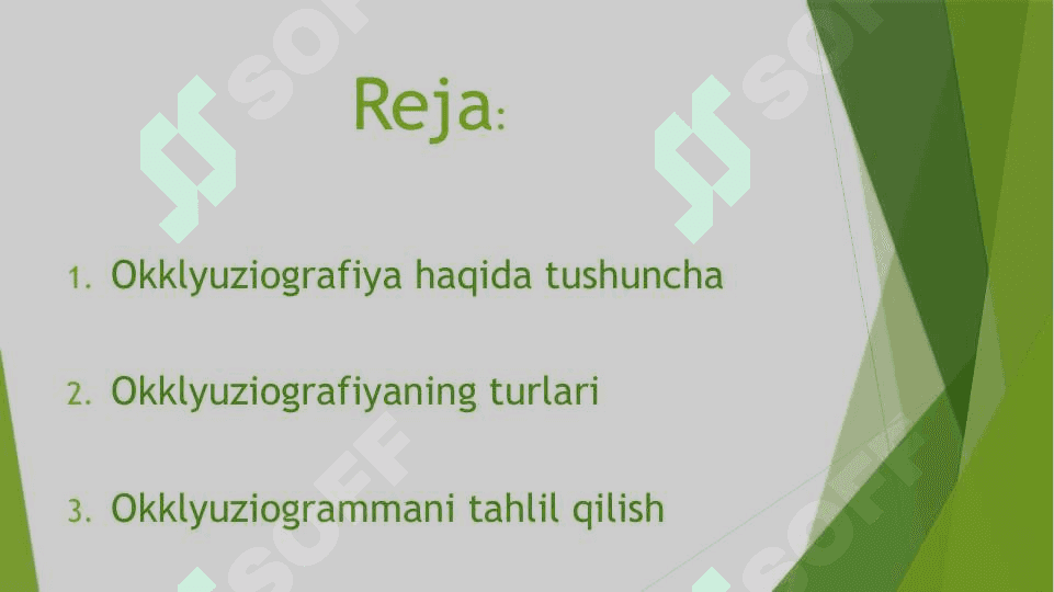 Okklyuziografiya usuli 2